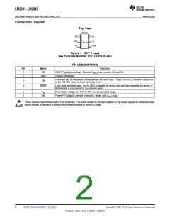 浏览型号LM2842YMK-ADJL/NOPB的Datasheet PDF文件第2页