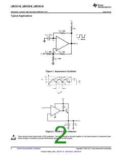 浏览型号LMV331M5的Datasheet PDF文件第2页