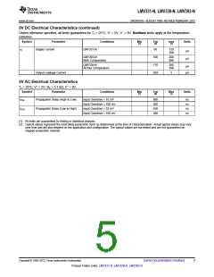 浏览型号LMV331M5的Datasheet PDF文件第5页