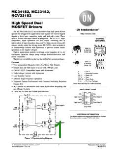 浏览型号MC34152PG的Datasheet PDF文件第1页