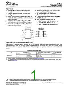 浏览型号P82B715的Datasheet PDF文件第1页