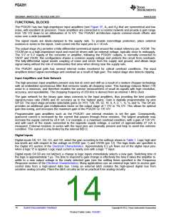 浏览型号PGA281的Datasheet PDF文件第14页