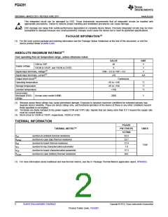 浏览型号PGA281的Datasheet PDF文件第2页