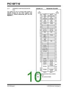 浏览型号PIC16F716-I-P的Datasheet PDF文件第10页