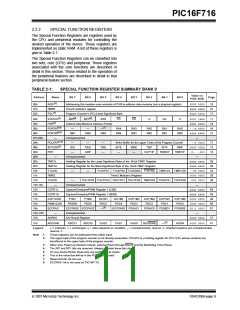 浏览型号PIC16F716-I-P的Datasheet PDF文件第11页