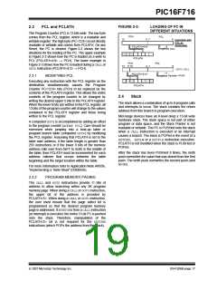 浏览型号PIC16F716-I-P的Datasheet PDF文件第19页