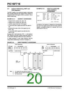浏览型号PIC16F716-I-P的Datasheet PDF文件第20页