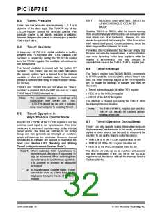 浏览型号PIC16F716-I-P的Datasheet PDF文件第32页