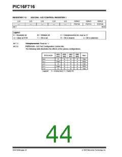 浏览型号PIC16F716-I-P的Datasheet PDF文件第44页