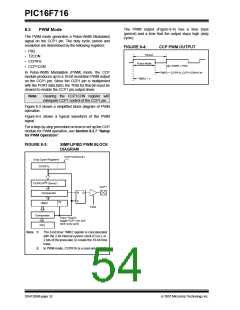 浏览型号PIC16F716-I-P的Datasheet PDF文件第54页