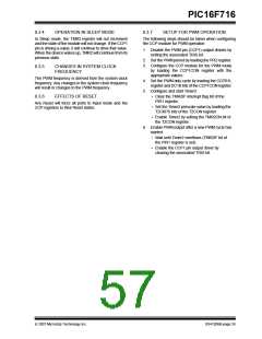 浏览型号PIC16F716-I-P的Datasheet PDF文件第57页