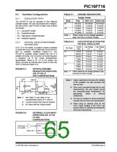 浏览型号PIC16F716-I-P的Datasheet PDF文件第65页