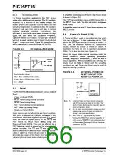 浏览型号PIC16F716-I-P的Datasheet PDF文件第66页
