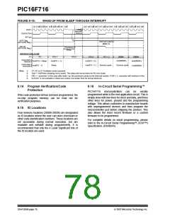 浏览型号PIC16F716-I-P的Datasheet PDF文件第78页