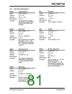 浏览型号PIC16F716-I-P的Datasheet PDF文件第81页