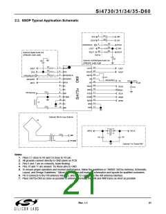 浏览型号Si4735-D60-GU2的Datasheet PDF文件第21页