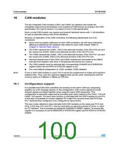浏览型号ST10F276S-4T3的Datasheet PDF文件第100页