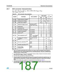 浏览型号ST10F276S-4T3的Datasheet PDF文件第187页