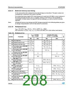 浏览型号ST10F276S-4T3的Datasheet PDF文件第208页