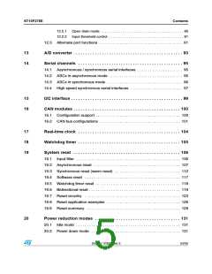 浏览型号ST10F276S-4T3的Datasheet PDF文件第5页