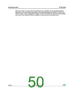 浏览型号ST10F276S-4T3的Datasheet PDF文件第50页
