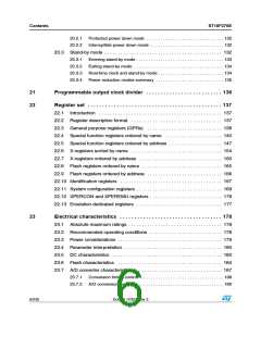 浏览型号ST10F276S-4T3的Datasheet PDF文件第6页