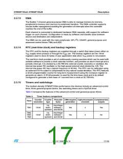 浏览型号STM32F103C8T7的Datasheet PDF文件第17页