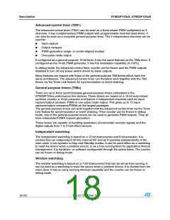 浏览型号STM32F103C8T7的Datasheet PDF文件第18页