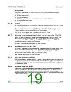 浏览型号STM32F103C8T7的Datasheet PDF文件第19页