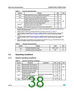 浏览型号STM32F103C8T7的Datasheet PDF文件第38页