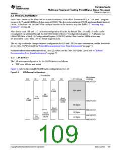 浏览型号TMS320C6678XCYP25的Datasheet PDF文件第109页