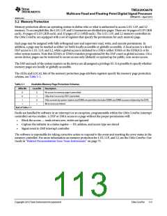 浏览型号TMS320C6678XCYP25的Datasheet PDF文件第113页