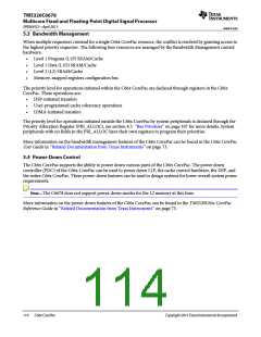 浏览型号TMS320C6678XCYP25的Datasheet PDF文件第114页