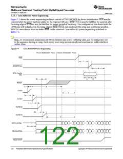 浏览型号TMS320C6678XCYP25的Datasheet PDF文件第122页
