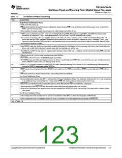 浏览型号TMS320C6678XCYP25的Datasheet PDF文件第123页