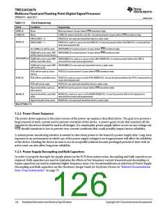 浏览型号TMS320C6678XCYP25的Datasheet PDF文件第126页