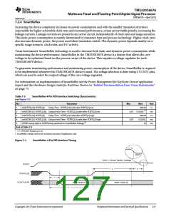 浏览型号TMS320C6678XCYP25的Datasheet PDF文件第127页