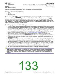 浏览型号TMS320C6678XCYP25的Datasheet PDF文件第133页