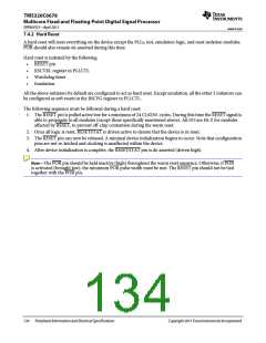 浏览型号TMS320C6678XCYP25的Datasheet PDF文件第134页
