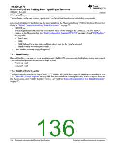 浏览型号TMS320C6678XCYP25的Datasheet PDF文件第136页