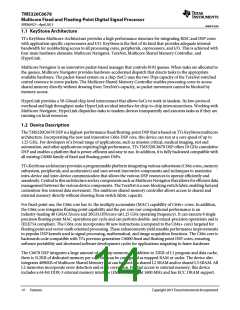 浏览型号TMS320C6678XCYP25的Datasheet PDF文件第14页