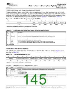 浏览型号TMS320C6678XCYP25的Datasheet PDF文件第145页