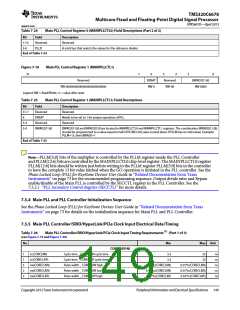 浏览型号TMS320C6678XCYP25的Datasheet PDF文件第149页