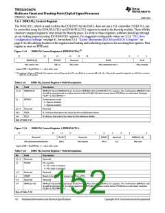 浏览型号TMS320C6678XCYP25的Datasheet PDF文件第152页