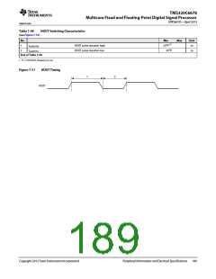 浏览型号TMS320C6678XCYP25的Datasheet PDF文件第189页