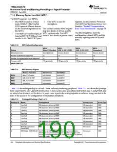 浏览型号TMS320C6678XCYP25的Datasheet PDF文件第190页