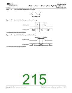 浏览型号TMS320C6678XCYP25的Datasheet PDF文件第215页