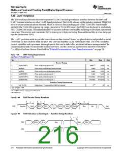 浏览型号TMS320C6678XCYP25的Datasheet PDF文件第216页