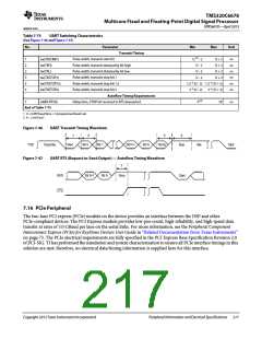 浏览型号TMS320C6678XCYP25的Datasheet PDF文件第217页