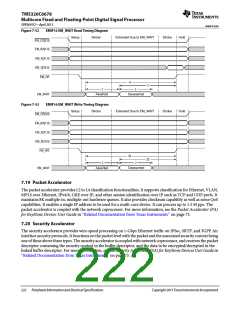 浏览型号TMS320C6678XCYP25的Datasheet PDF文件第222页